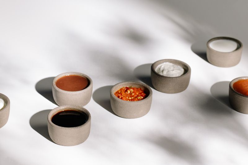 Dipping Sauces Trio at Round table pizza