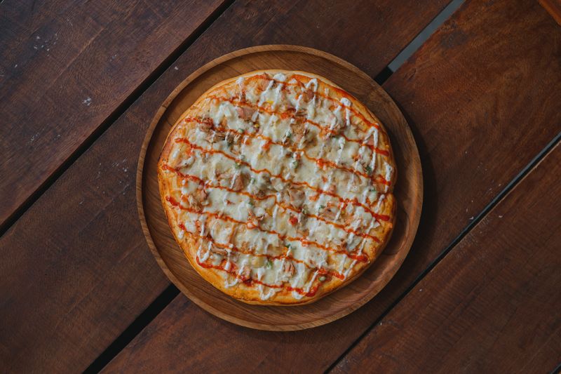 Fresh pizza toppings and ingredients